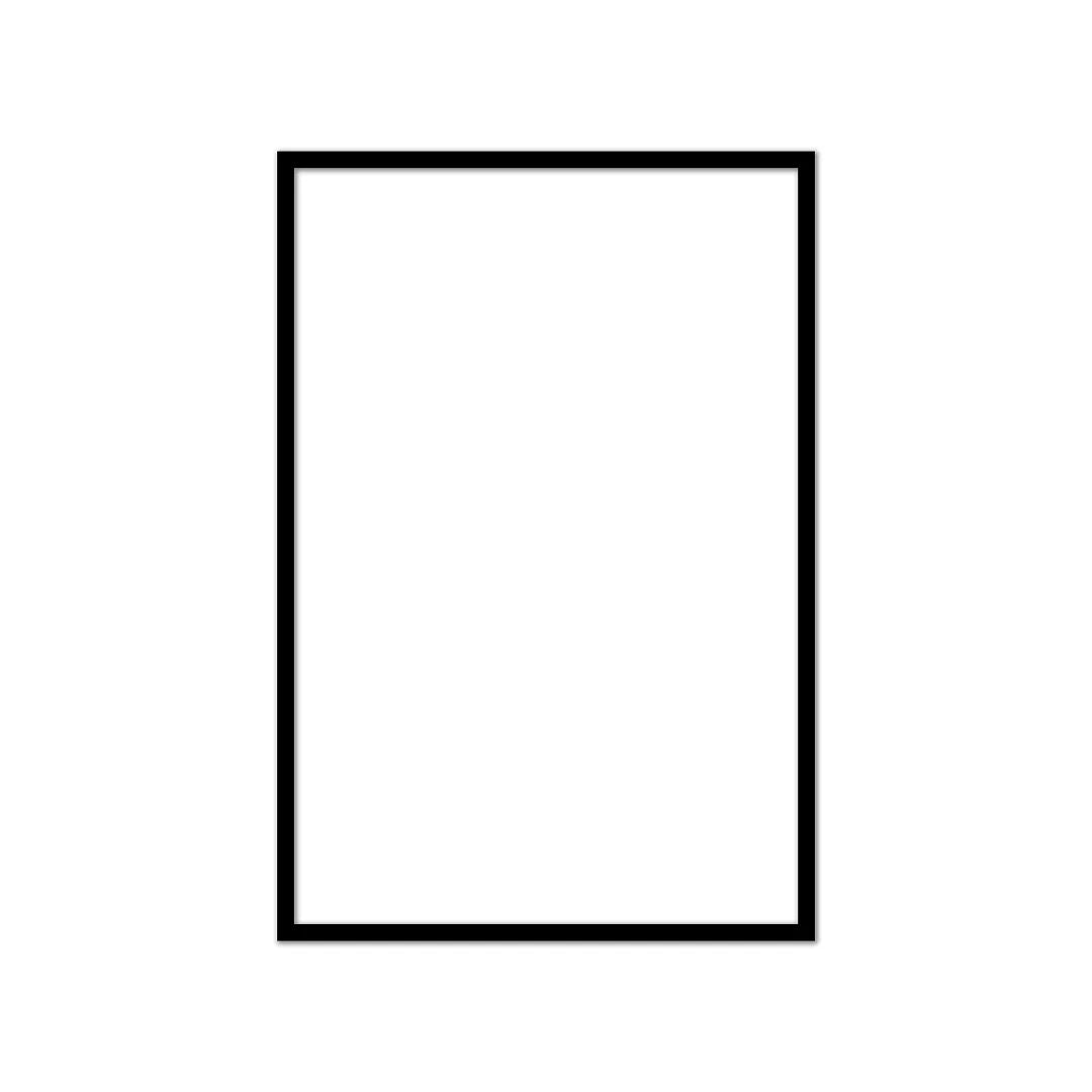 Black 90x60cm Portrait Photo Frame
