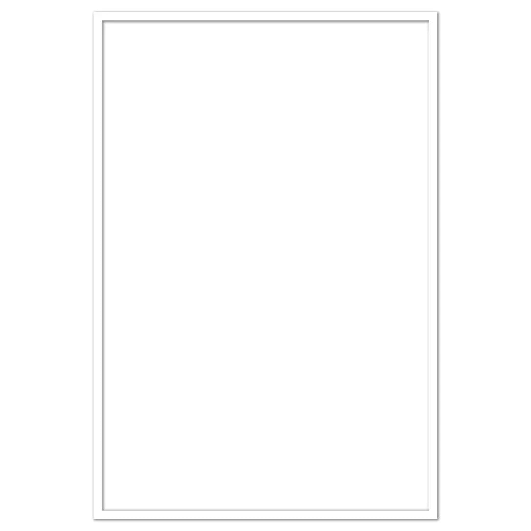 White 120x80cm Portrait Photo Frame