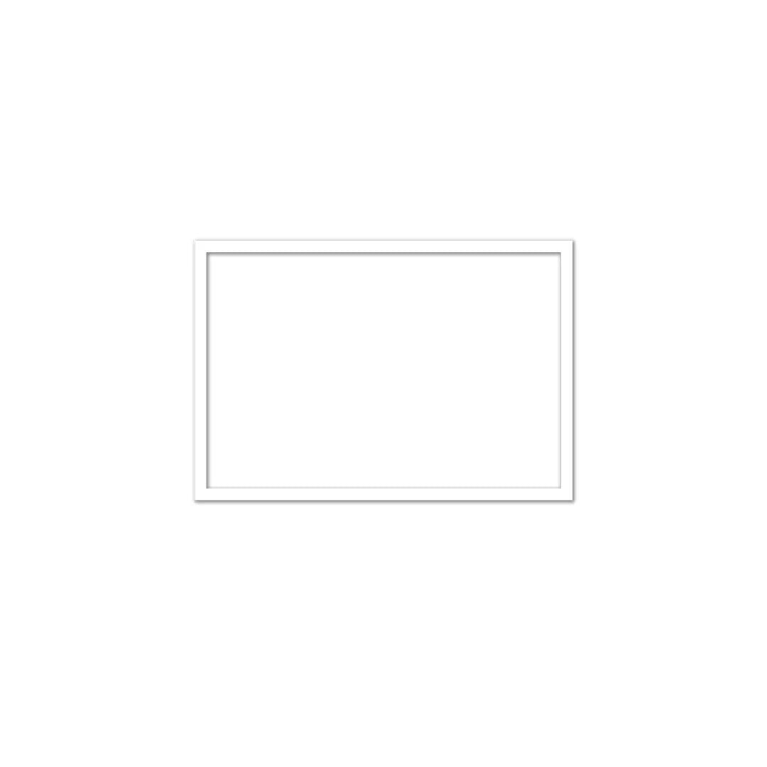 White 60x40cm Landscape Photo Frame