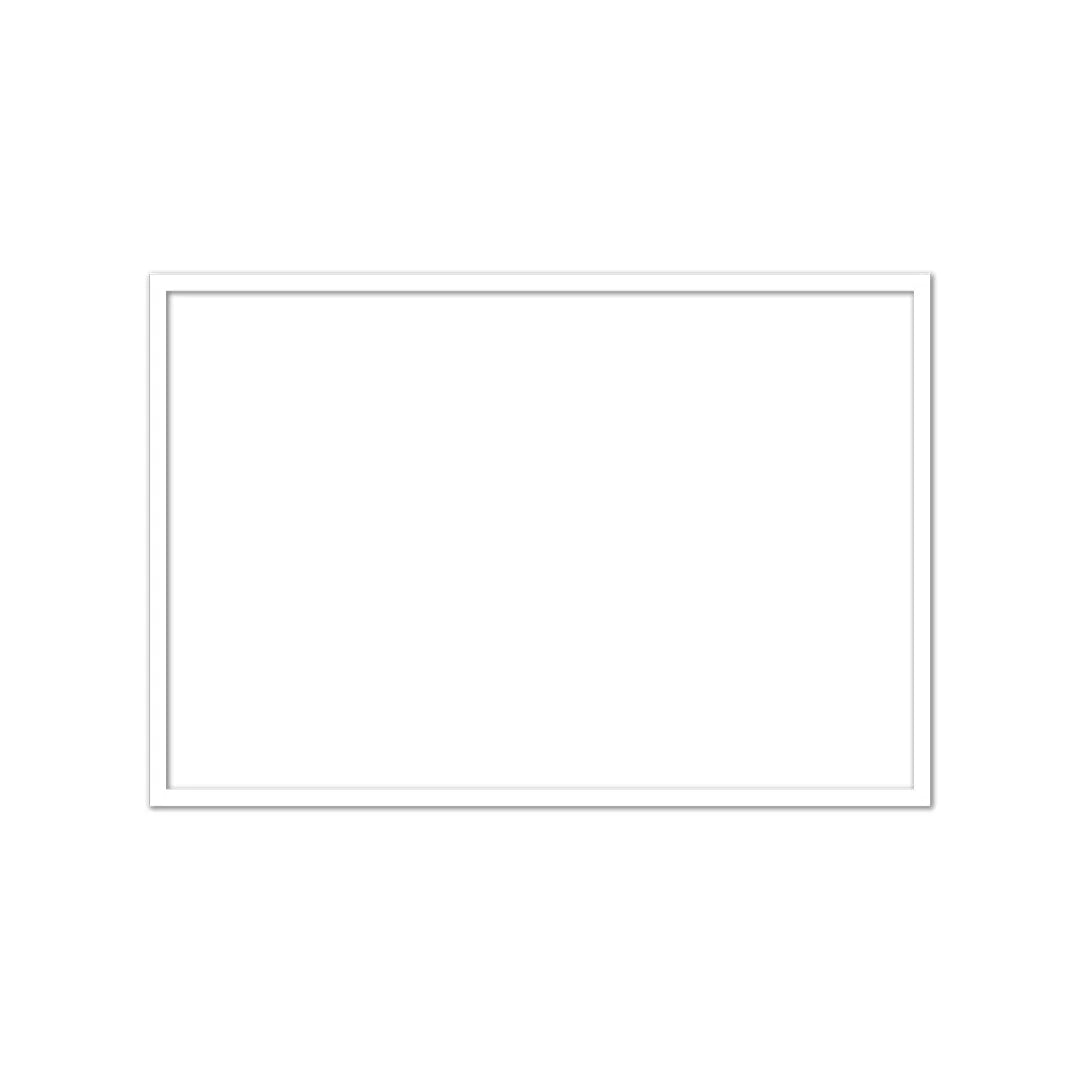 White 90x60cm Landscape Photo Frame