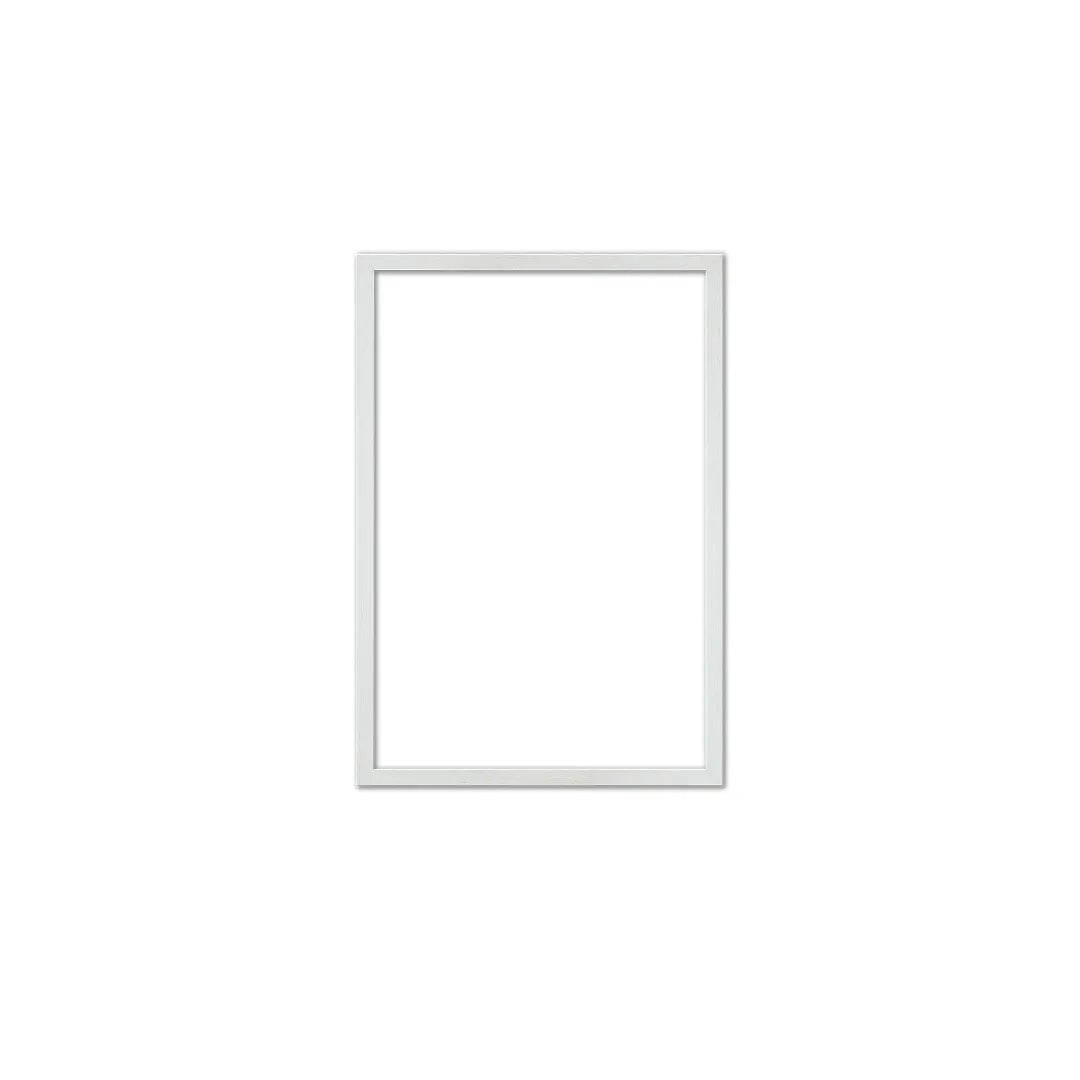 White Grain 60x40cm Portrait Photo Frame
