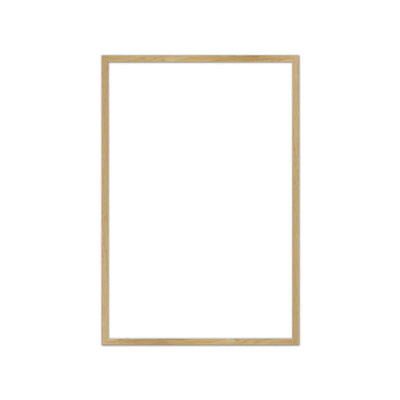 Timber Frames - portrait 90 x 60 / no border / Natural Oak
